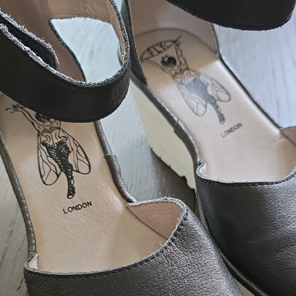 Fly London Ankle Strap Wedge - Picture 2 of 11